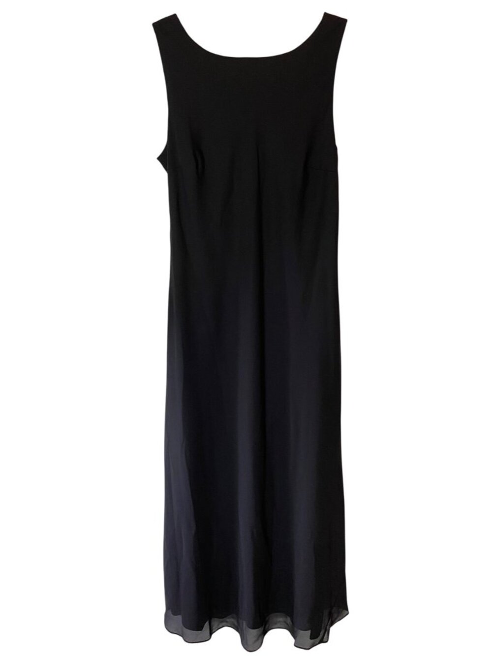 Chelsea Nites Black Sleeveless Maxi Dress Twist Front Formal Evening Wear 20W